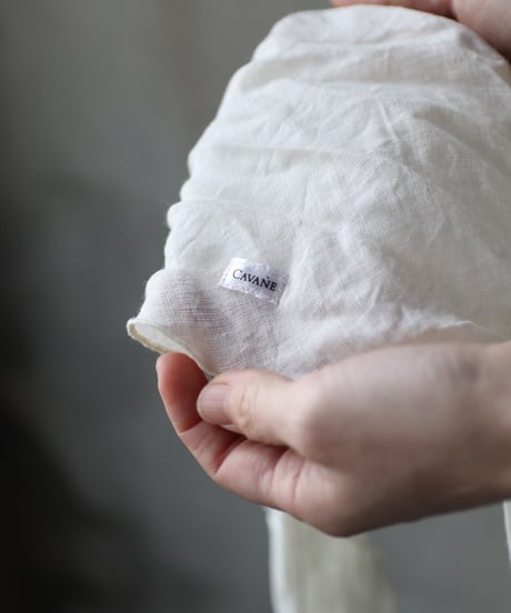 cavane キャヴァネ / Scarf limited linen100スカーフ / ca-26038