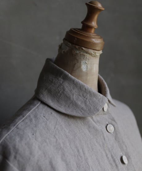 der antagonist デ アンタゴニスト / Button front Dress Linenワンピース  / D8BLEC24/25