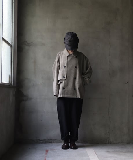 Dulcamara ドゥルカマラ / MixフラノトレンチショートCT UNISEX / dl-22042(D222-C240)