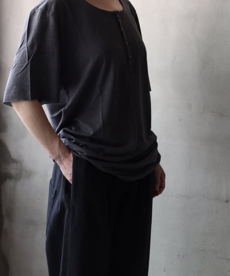 daubドーブ / HENLEY NECK T-SHIRT CENTRAL SEAM Tシャツ / da-25010