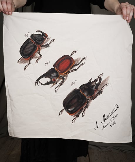 ALEKSANDR MANAMISアレクサンダーマナミ/ BEETLES SCARFスカーフ/ am-24024(22418124)