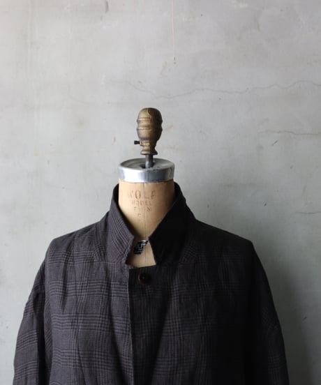 klauseクロイゼ / French Linen Glen Check Tailored Jacketジャケット/ kla-26033