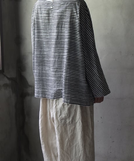 cavane キャヴァネ / Tunic long-sleeve Cotton/Linen100シャツ / ca-25121
