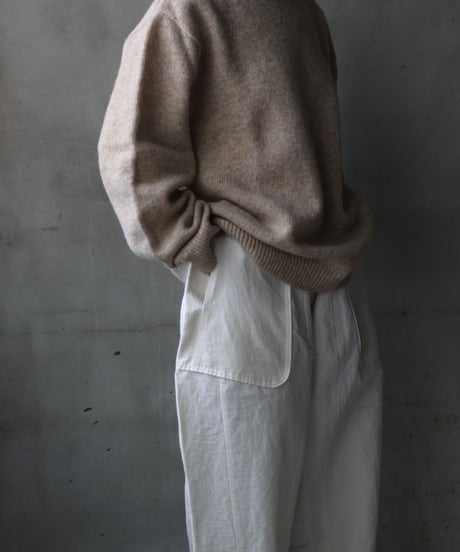Euro select ユーロセレクト / cram-oxford crew neck knit pullニット/ cra-25001