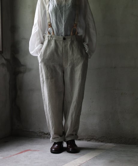 cavane キャヴァネ / Over-pants with suspenderパンツ / ca-25071