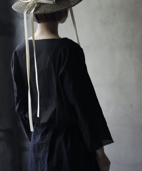 SCHA シャー/ Boat Neck 3/4 Sleeve Top " OE " / Sc-23013 ( Art#1464)