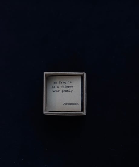 Antonia Rossi (Antomoon)/ Antique Tiny freshwater pearls Necklace with 18K button ネックレス / An-26000