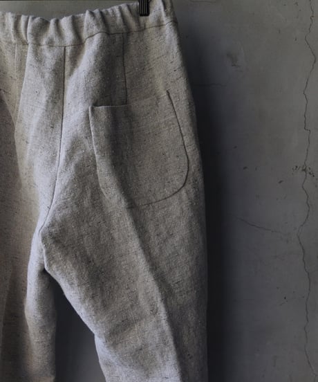 der antagonist デ アンタゴニスト / Trousers Belgian Linenパンツ/ P12HBLGM24/25