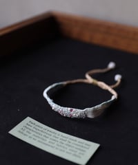 Antonia Rossi (Antomoon)/ Embroidered bracelets in vintage silkブレスレット / An-25015