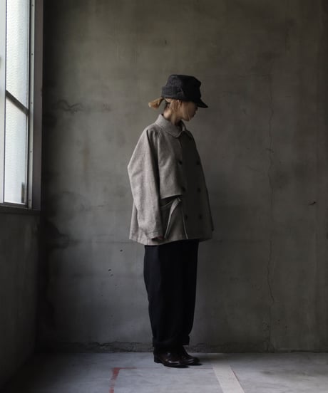 Dulcamara ドゥルカマラ / MixフラノトレンチショートCT UNISEX / dl-22042(D222-C240)