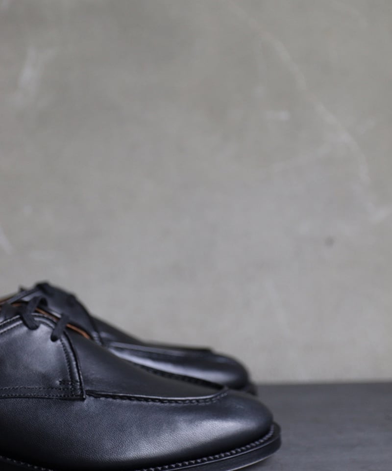 formeフォルメ/ Low shoes Lamb black goodyear / fo-2