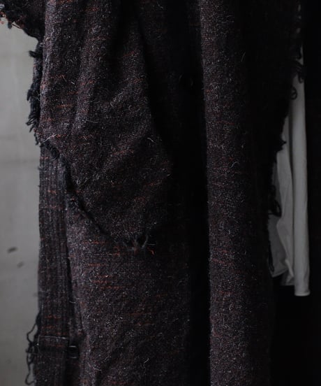 KLASICA クラシカ / Cut off Hem Blend Gown Coat" HM-C " / kl-25032A