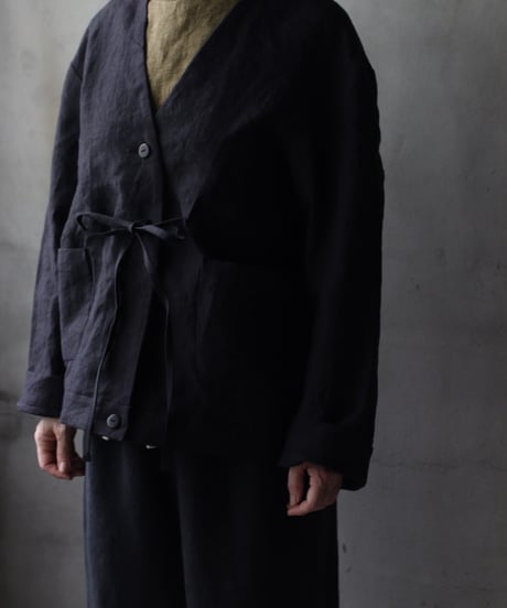 der antagonist デ アンタゴニスト / Potter Jacket linen100ジャケット/ J76BLSC26
