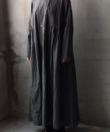cavaneキャヴァネ / Gathered dress with side switchingワンピース / ca-26056