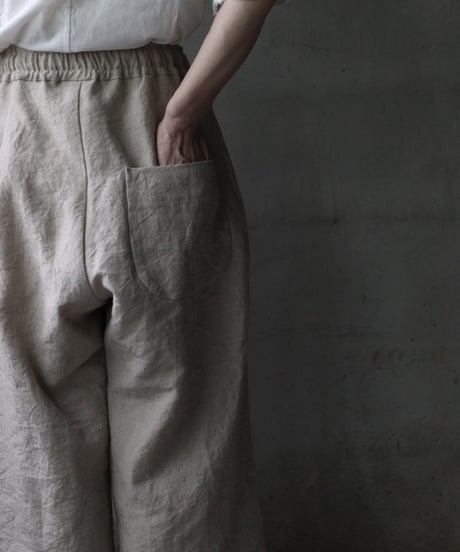 der antagonist デ アンタゴニスト / Trousers Linen100パンツ/ P20BLEC25