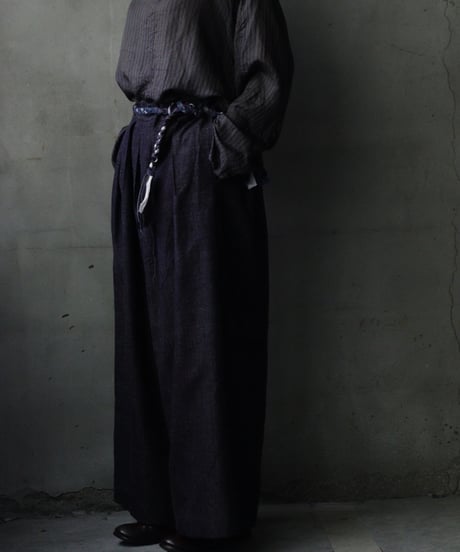 某ソレガシ/ Un Chochin Pants V.Silk/cottonパンツ / so-26014ex