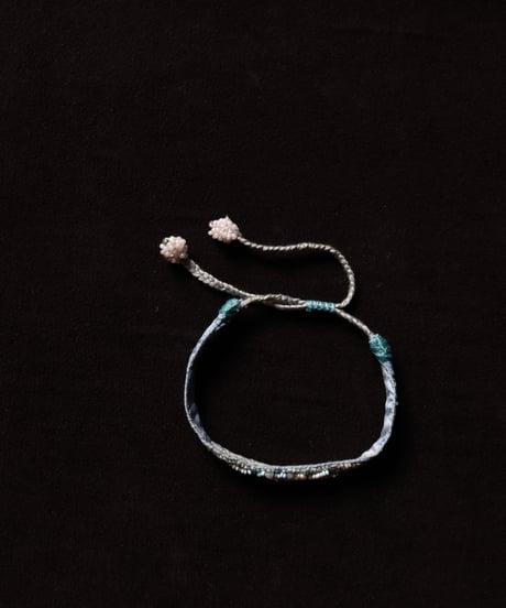 Antonia Rossi (Antomoon)/ Artisan Embroidered bracelets in vintage silkブレスレット / An-26008