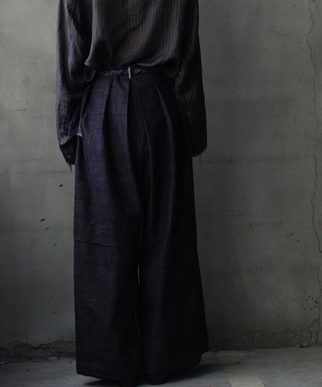 某ソレガシ/ Un Chochin Pants V.Silk/cottonパンツ / so-26014ex
