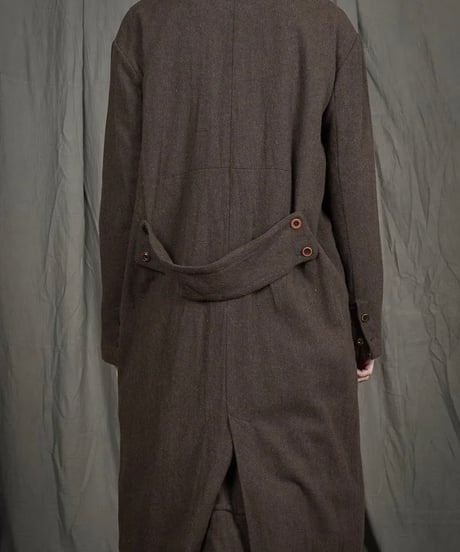 ALEKSANDR MANAMISアレクサンダーマナミ/ DOUBLE BREASTED COAT - VINTAGE WRENコート/ am-25016
