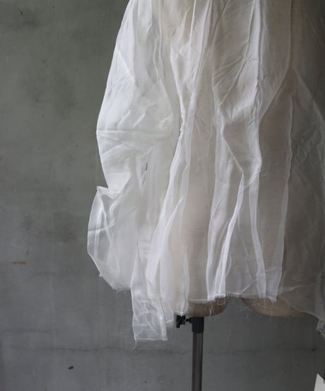 SCHA シャー/ Round Neck Open Volume Top " OE "-ORGANZA SILK- / Sc-23023 ( Art#1583)