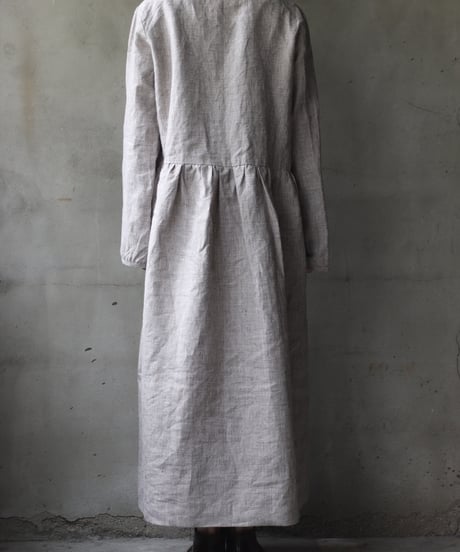 der antagonist デ アンタゴニスト / Dress with drawstring Linenワンピース / D7BLGRC24/25