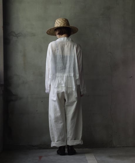 NATIVE VILLAGE ネイティブヴィレッジ /No.03/ peacefulness平穏 ロングスリーブレースブラウス/ na-25022