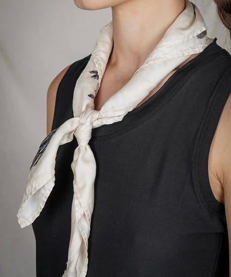 ALEKSANDR MANAMISアレクサンダーマナミ/ NOIR NOIR HANDKERCHIEF SCARFスカーフ / am-26011