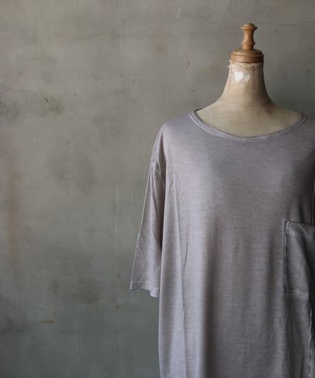 daubドーブ / SIDE PANEL OVER T-SHIRT WITH POCKET Tシャツ / da-25009