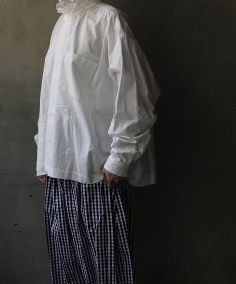 NATIVE VILLAGE ネイティブヴィレッジ / Cotton.Hフリルスタンドオーバーシャツ / na-23018