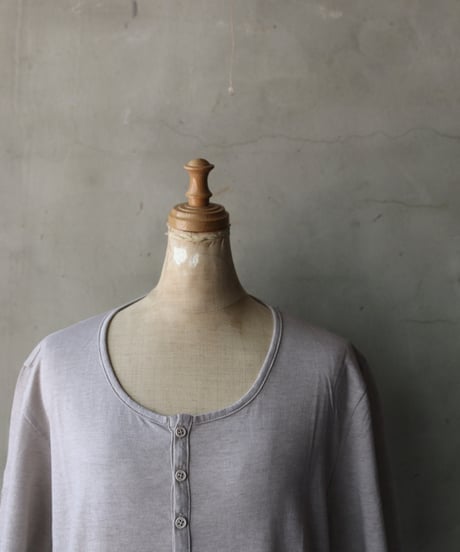 daubドーブ / HENLEY NECK T-SHIRT CENTRAL SEAM Tシャツ / da-25011