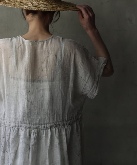 daubドーブ / HAND DYED DRESS COTTON100ワンピース / da-26011(AB57/T117)