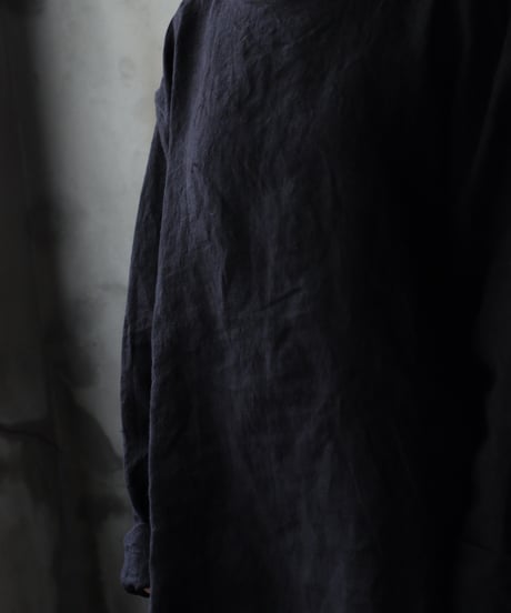 klauseクロイゼ / Sun-dried Linen C.S Shirt Middle Lengthシャツ/ kla-25012