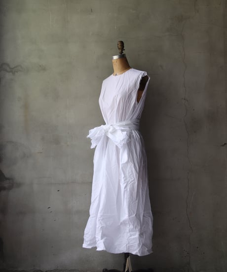 SCHA シャー/ Round Neck Sleeveless  Dress Medium "12B-OE" / Sc-24010 (Art#1665)