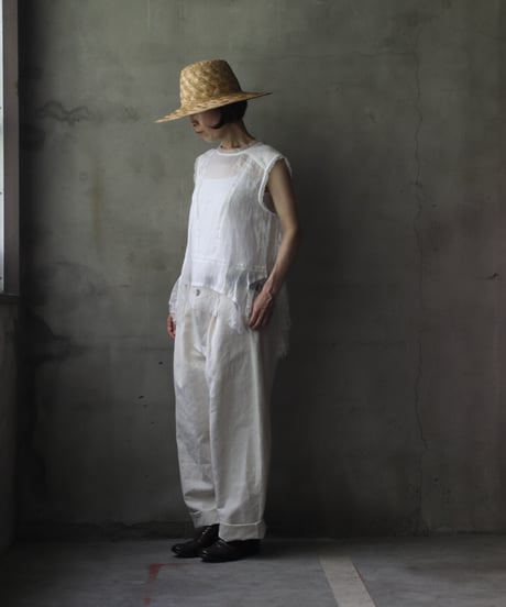 NATIVE VILLAGE ネイティブヴィレッジ / No.03/ peacefulness 平穏 ノースリーブレースブラウス/ na-25021