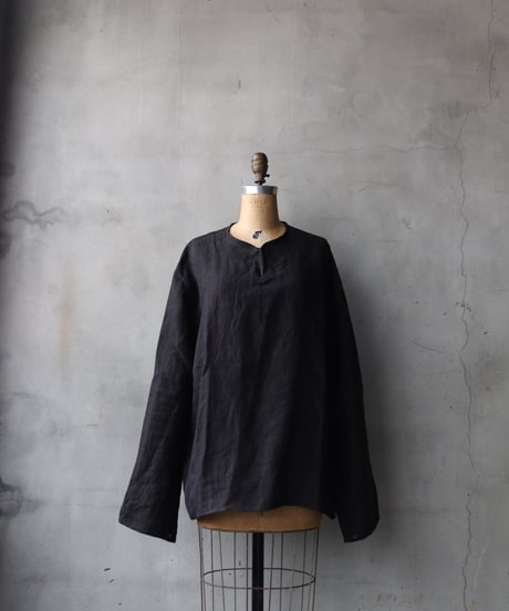 klauseクロイゼ / 天日干し綾Twill Linen C.S.P.O Shirt / kla-26023