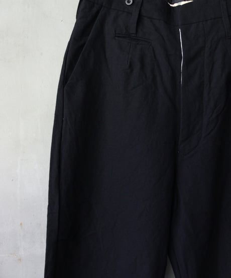 KLASICA クラシカ / Cut off Bold Straight Trousers " GALWAY " AX パンツ / kl-25027
