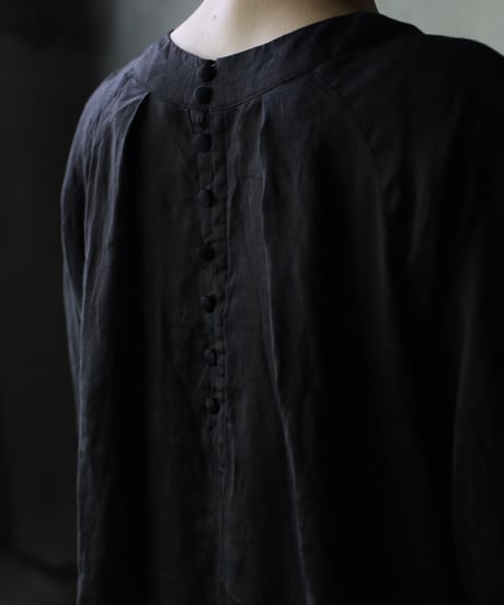 cavane キャヴァネ / Over Tuck Linen100 Dressワンピース / ca-25102