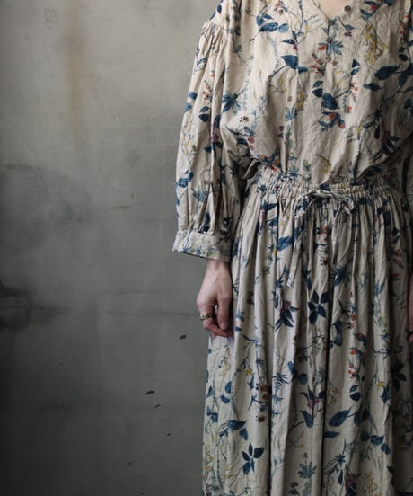 cavane キャヴァネ / Gatehered Petti Skirt linen&Cottonスカート/ ca-26049B