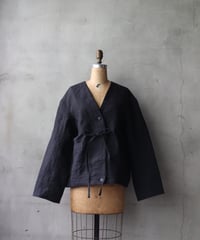 der antagonist デ アンタゴニスト / Potter Jacket linen100ジャケット/ J76BLSC26