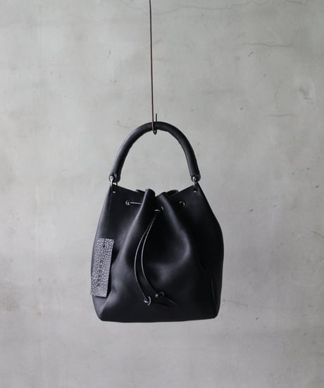 NOUSANノウザン/ Hand Bag With Strap BK鞄 / No-26001