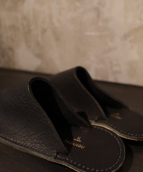 TATAROU x CAVANE 20TH ANNIVERSARY / Limited Leather-slippers革スリッパ / Tat-24001