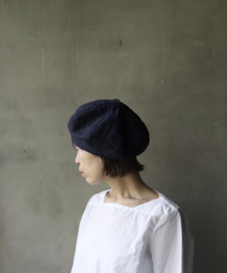 Au Vrai Chicオーブライシック / BERET IRELAND LINEN帽子 / Au-25001