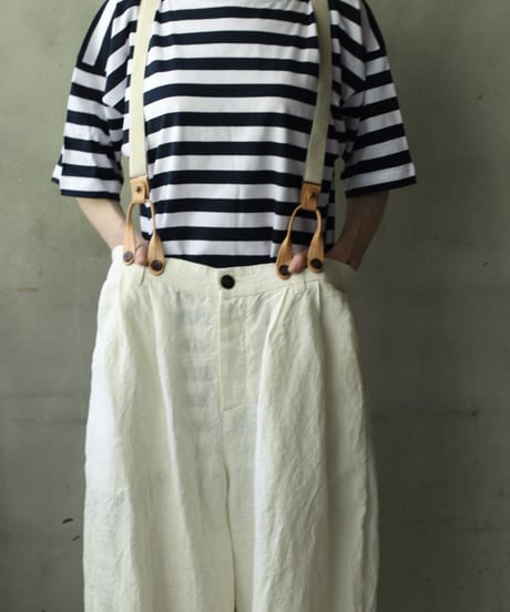 cavane キャヴァネ / Over-Tuck pants with suspenderパンツ / ca-26080