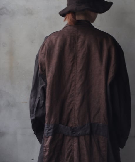 KLASICA クラシカ / Old Crazy Patterned Work Coat " FIG 1" コート / kl-25001