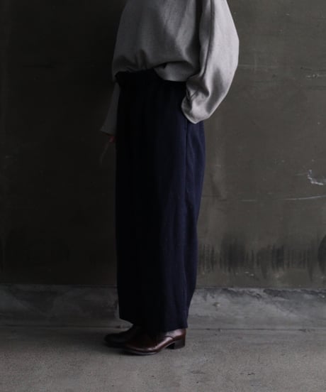 cavane キャヴァネ / Wool-blend Wide easy-pantsパンツ/ca-24195