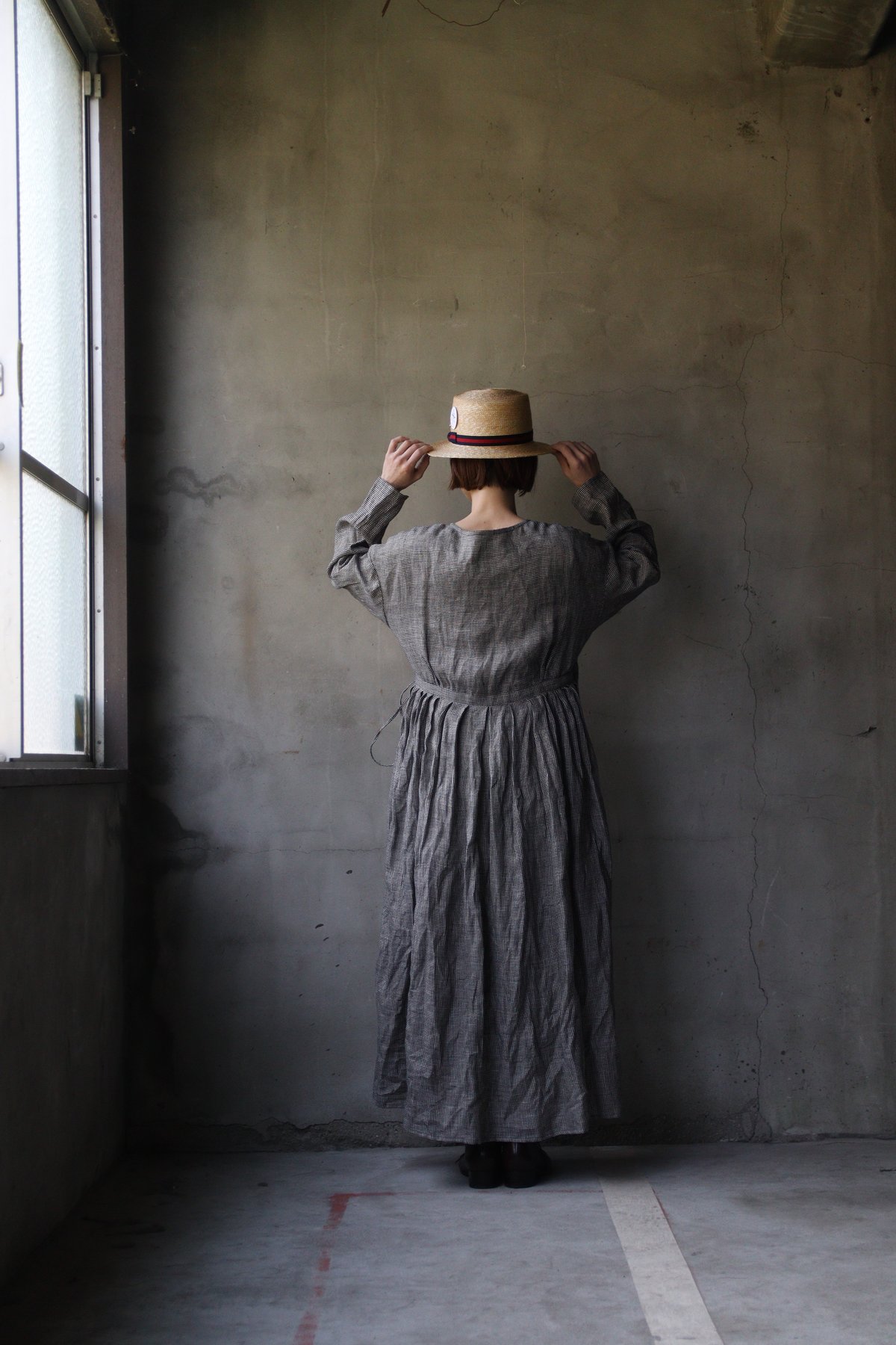 cavane キャヴァネ / Linen cache-cœur dressワンピース / ca...