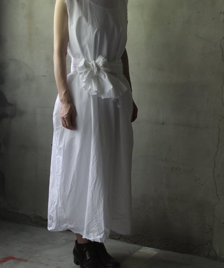 SCHA シャー/ Round Neck Sleeveless  Dress Medium "12B-OE" / Sc-24010 (Art#1665)