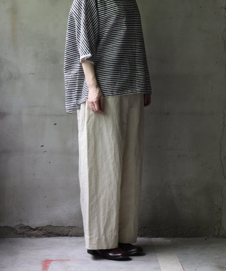 cavane キャヴァネ / Tunic half-sleeve Cotton/Linen100シャツ / ca-25080