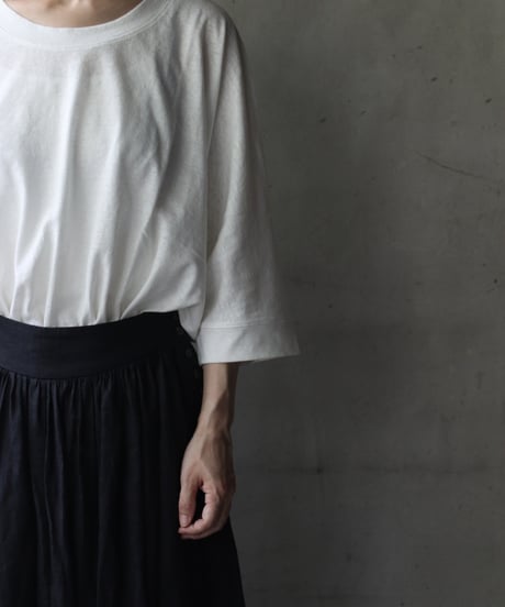 cavane キャヴァネ / Round-Neck dolman Tシャツ / ca-24110A