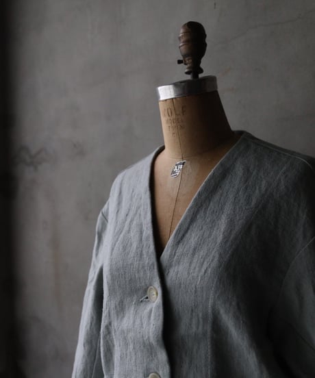der antagonist デ アンタゴニスト / Varsity Jacket linen100ジャケット/ J63HBLCE25/26